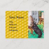 CARTE DE VISITE HONNÊTEMENT OURS DE THIEF, ABEILLES, HAUTES D'ABEI (Devant)