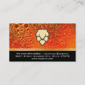 Carte De Visite Hop | Boeuf de blé | Amber Ale Beer (Dos)