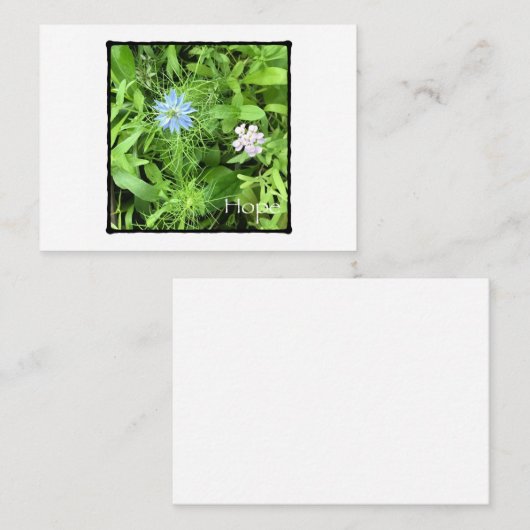 Carte De Visite Hope Mighty (Devant / Derrière)