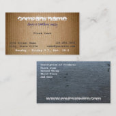 Carte De Visite Horace (Devant / Derrière)