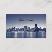 Carte De Visite Horizon de Manhattan, New York City (Dos)
