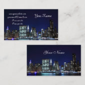 Carte De Visite Horizon de Midtown Manhattan, New York City (Devant / Derrière)