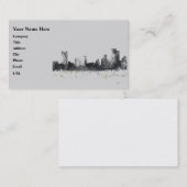 CARTE DE VISITE HORIZON DE PITTSBURGH PENNSYLVANIE (Devant / Derrière)