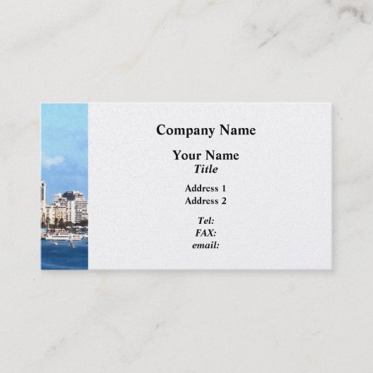 Carte De Visite Horizon de San Juan (Devant)