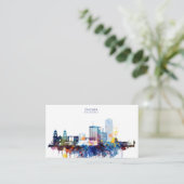 Carte De Visite Horizon de ville de Tucson (Debout devant)