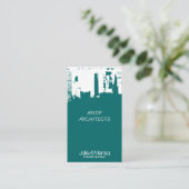 Carte De Visite Horizon du centre de partie supérieure (Debout devant)