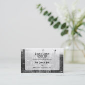 Carte De Visite Horizon noir et blanc de Chicago (Debout devant)