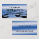 Carte De Visite Horizon Océan Eau (Devant / Derrière)