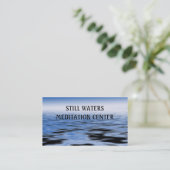 Carte De Visite Horizon Océan Eau (Debout devant)