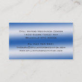 Carte De Visite Horizon Océan Eau (Dos)