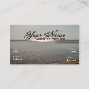 Carte de visite Horizon Waves