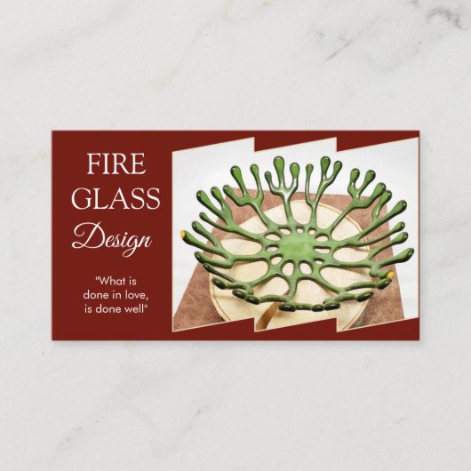 Carte de visite horizontal de Bourgogne (Devant)