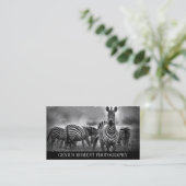 Carte de visite horizontal de photo (Debout devant)