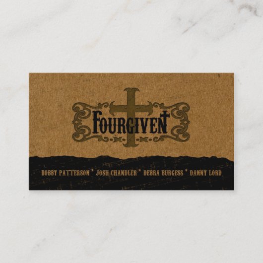 Carte de visite horizontal régulier de FOURGIVEN (Devant)
