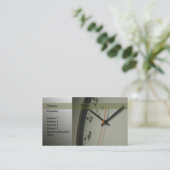 Carte De Visite Horloge (Debout devant)