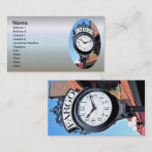 Carte De Visite Horloge du fret (Devant / Derrière)
