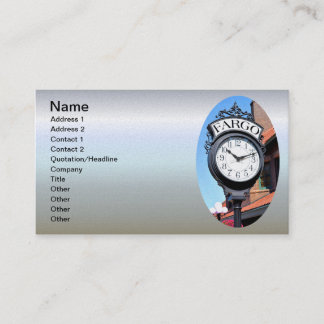 Carte De Visite Horloge du fret
