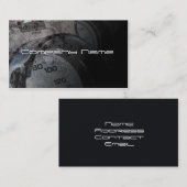 Carte De Visite Horloge grise de voiture de Stylisch (Devant / Derrière)