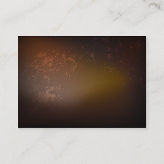 Carte De Visite Horloge Steampunk avec des engrenages anciens (Dos)