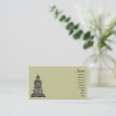 Carte De Visite Horloge Vintage (Debout devant)