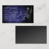 Carte De Visite Horoscope de Verseau (Devant / Derrière)