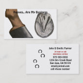 Carte de visite Horse Farrier (Devant / Derrière)