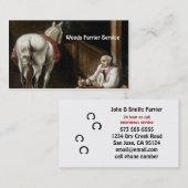 Carte de visite Horse Farrier (Devant / Derrière)
