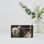 Carte de visite Horse Farrier (Debout devant)
