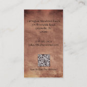 Carte De Visite Horse Ranch Business Votre Logo Code QR (Dos)