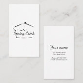 Carte De Visite Horse Ranch | Ferme à cheval (Devant / Derrière)