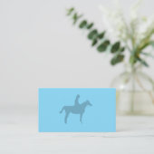Carte De Visite Horse Silhouette Small Notepad (Debout devant)