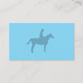 Carte De Visite Horse Silhouette Small Notepad