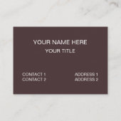 Carte De Visite Horseshoe Bend Explore Nature Horseshoe Bend (Dos)