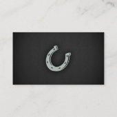 Carte De Visite Horseshoe gris cendré (Dos)