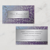 Carte De Visite Hortensia 311 divin argenté (Devant / Derrière)