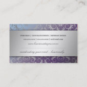 Carte De Visite Hortensia 311 divin argenté (Dos)