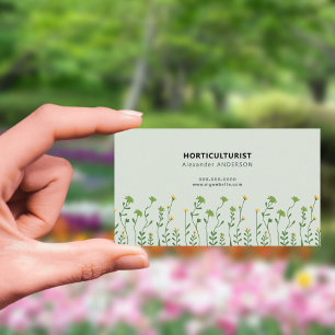 Carte De Visite Horticulteur