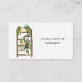 Carte De Visite Horticulteur Plantes verts (Devant)