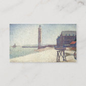 Carte De Visite Hospice et phare à Honfleur par Seurat (Dos)
