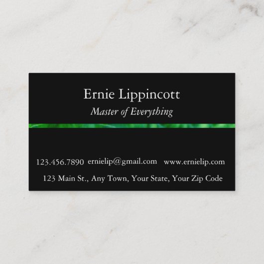 Carte De Visite Hosta Feuilles (Dos)