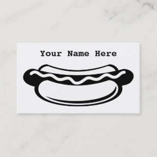Carte De Visite Hot dog