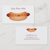 Carte De Visite Hot dog (Devant / Derrière)