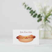 Carte De Visite Hot dog (Debout devant)