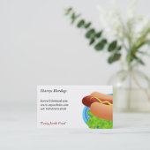 Carte De Visite Hot-dog (Debout devant)