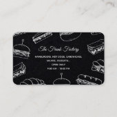 Carte De Visite Hot Dog Premium (Devant)