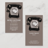 Carte De Visite Hot Line - (8A796F) (Devant / Derrière)