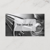 Carte De Visite Hot rod noir et blanc (Dos)