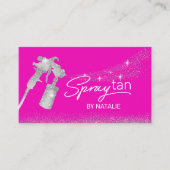Carte De Visite Hot rose sauf bronzage de vaporisateur mobile bron (Devant)