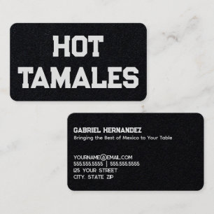 Carte De Visite Hot Tamales Premium