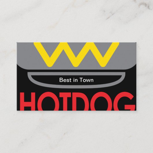 Carte De Visite Hotdog 2 (Devant)